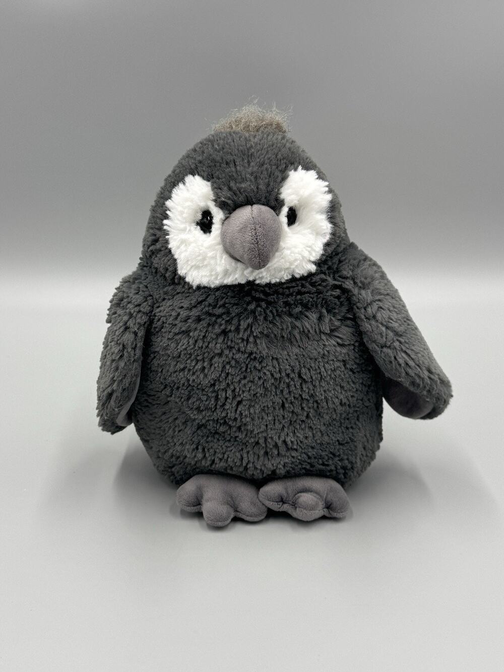 Douglas Cuddle Toy Penguin Plush 9 Inch Stuffed Animal Charcoal Gray